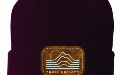 Trail Fridays Maroon Crew Beanie